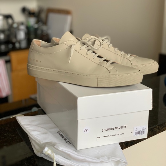 Common Projects Other - Common Project Achilles Low “Taupe” Sz 44.